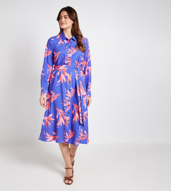 Wallis Wallis - Blue Shirt & T-Shirt Dresses