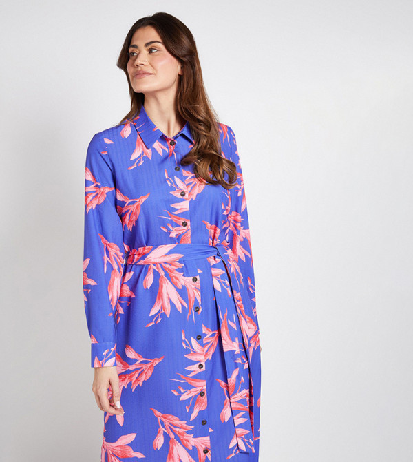 Wallis Wallis - Blue Shirt & T-Shirt Dresses