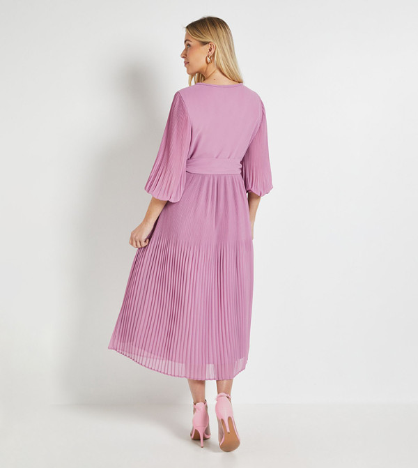 واليس   فساتين - أرجواني Midi Dresses