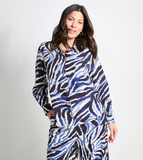 Wallis  Clothing Sets - Blue Co-Ord Set