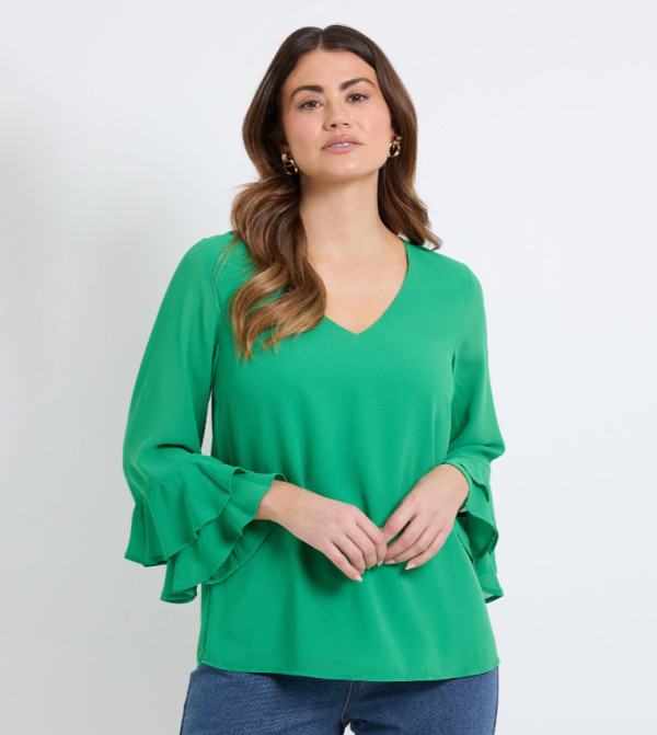واليس واليس - أخضر Casual Tops