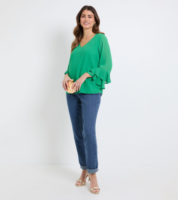 واليس واليس - أخضر Casual Tops