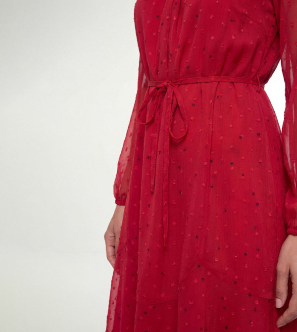 واليس واليس - أحمر Midi Dresses