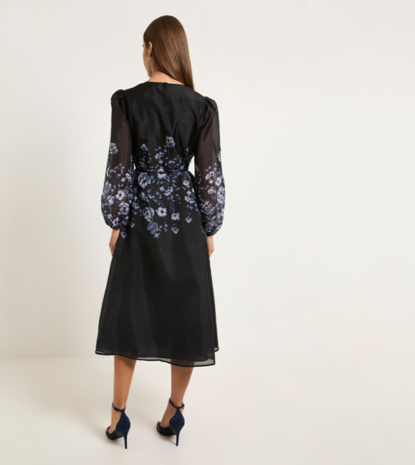 Wallis Wallis - Navy Midi Dresses