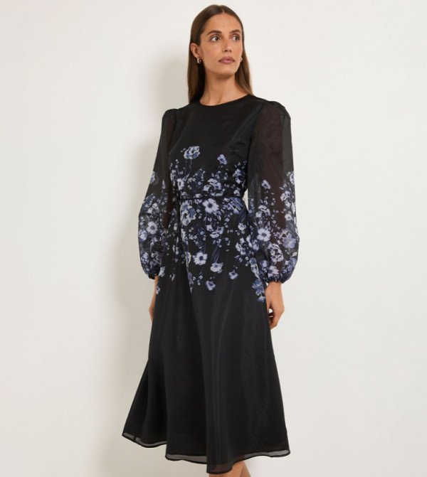 Wallis Wallis - Navy Midi Dresses