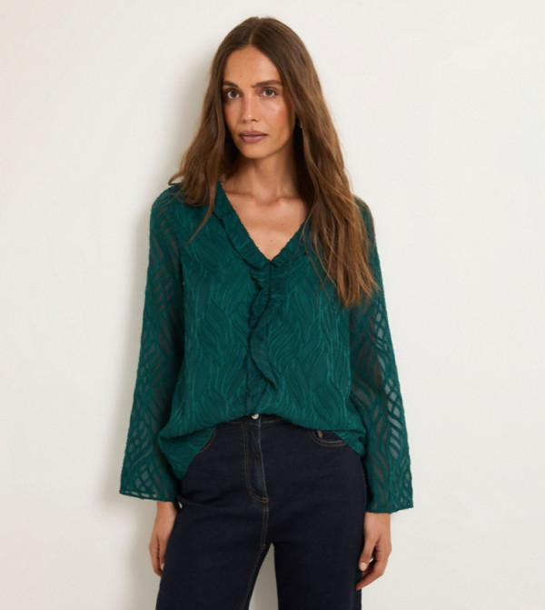واليس واليس - أخضر Casual Tops