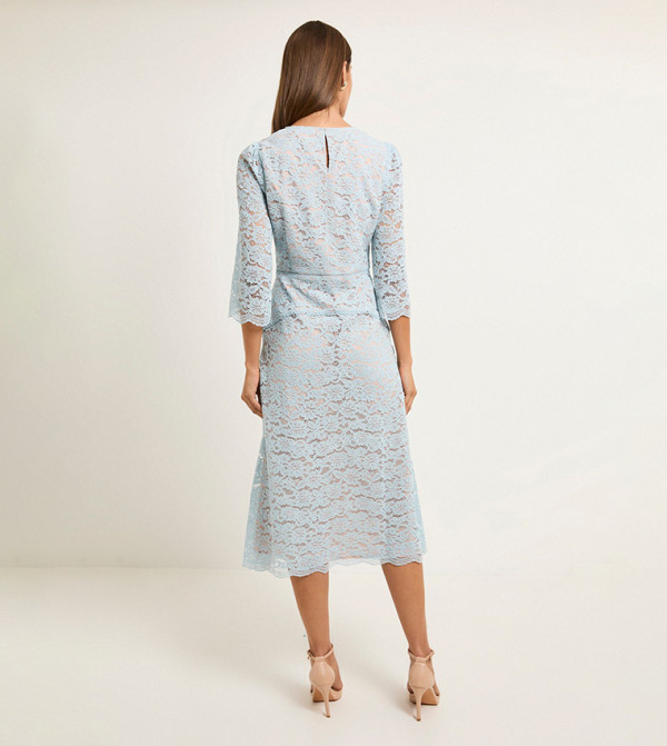 واليس  واليس - أزرق Midi Dresses