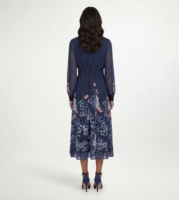 Wallis Wallis - Navy Midi Dresses