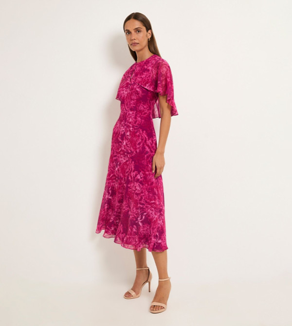 واليس  واليس - وردي Midi Dresses