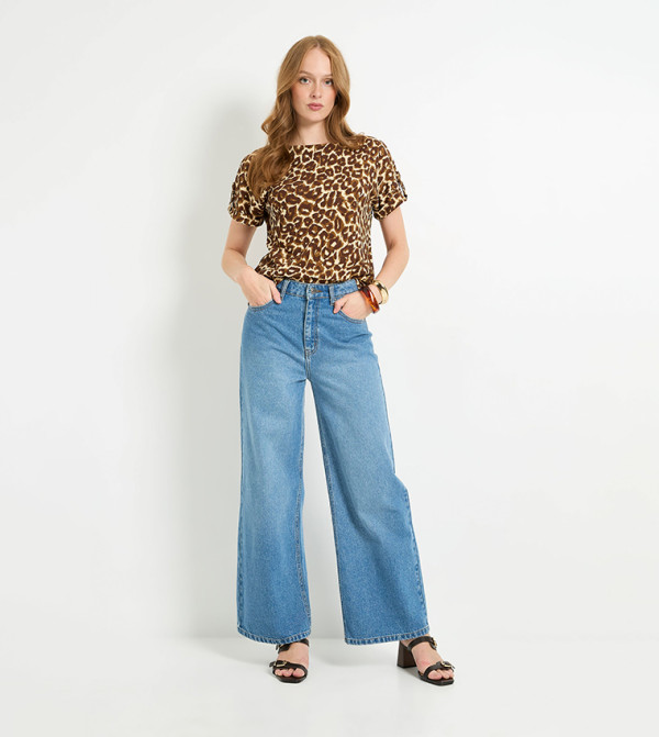 Wallis Wallis - Brown Short Sleeve T-Shirts