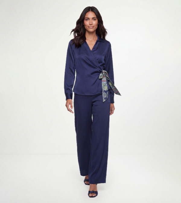 Wallis Wallis - Navy Casual Pants