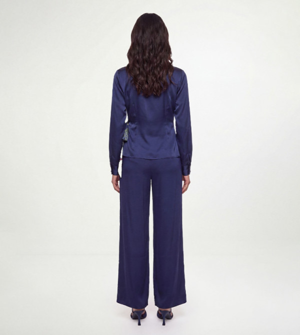 Wallis Wallis - Navy Casual Pants