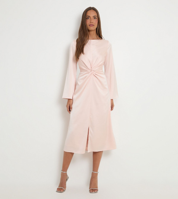 Wallis  Midi Dresses - Pink Midi Dresses