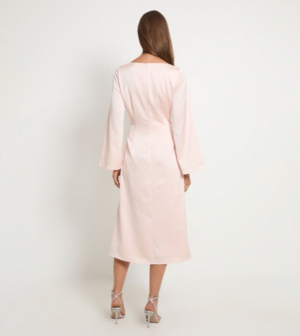 Wallis  Midi Dresses - Pink Midi Dresses