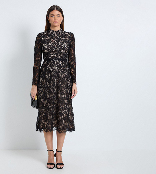 Wallis  Casual Dresses - BLACK Midi Dresses