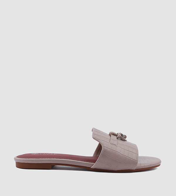 Cuple Cuple - Grey Flat Sandals