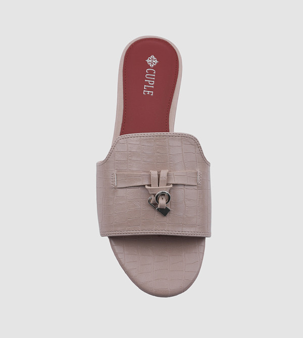 Cuple Cuple - Grey Flat Sandals