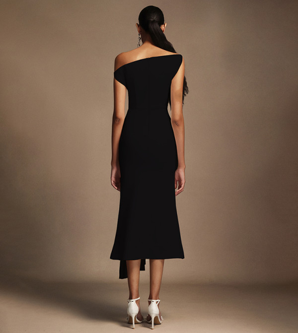 Bella Barnett  Dresses - Black Midi Dresses