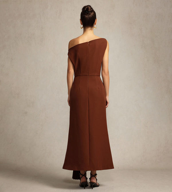 Bella Barnett  Midi Dresses - Brown Midi Dresses