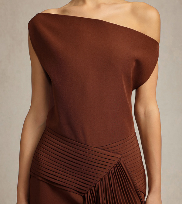 Bella Barnett  Midi Dresses - Brown Midi Dresses