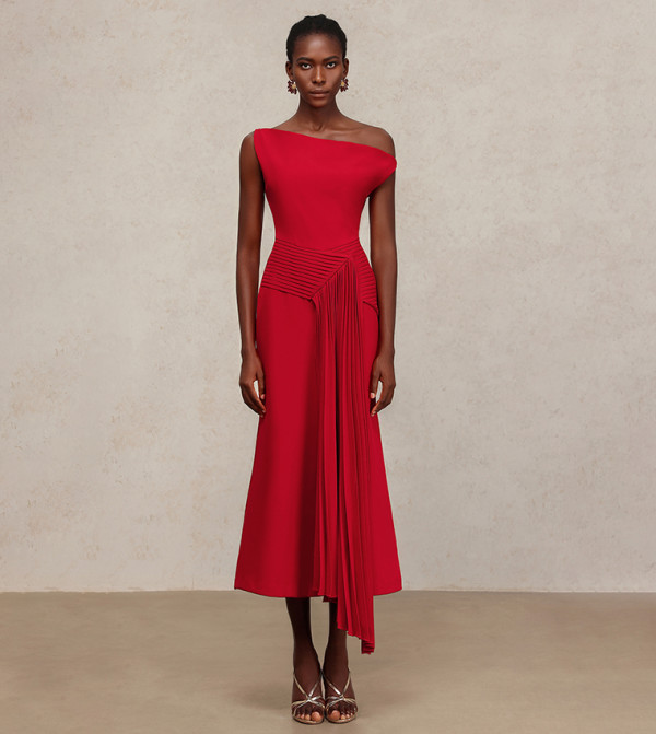 بيلا بارنيت بيلا بارنيت - أحمر Midi Dresses