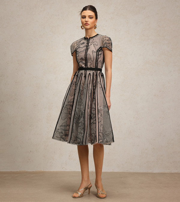 Bella Barnett  - Black Midi Dresses