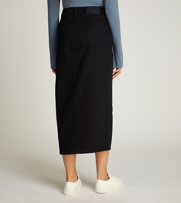 Calvin Klein Jeans  - Black Midi Skirts