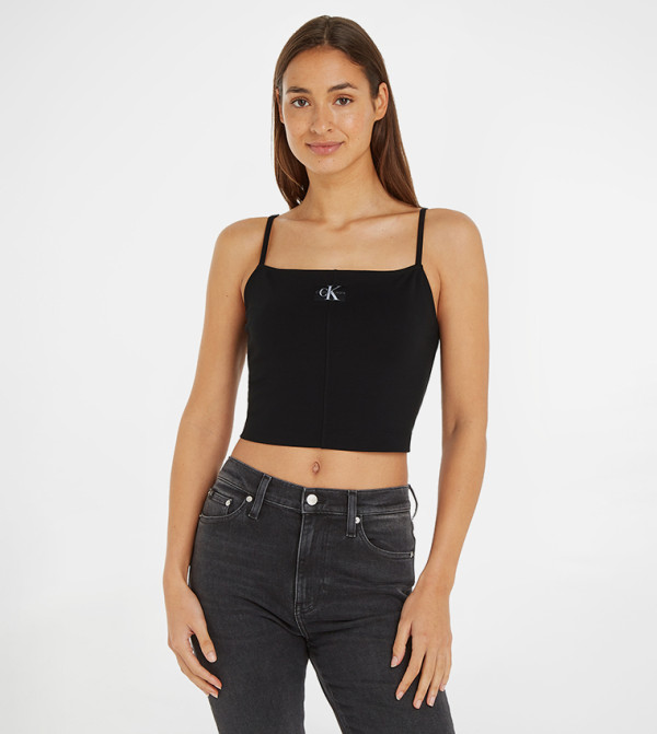 Calvin Klein Clothing - Black Cropped Tops