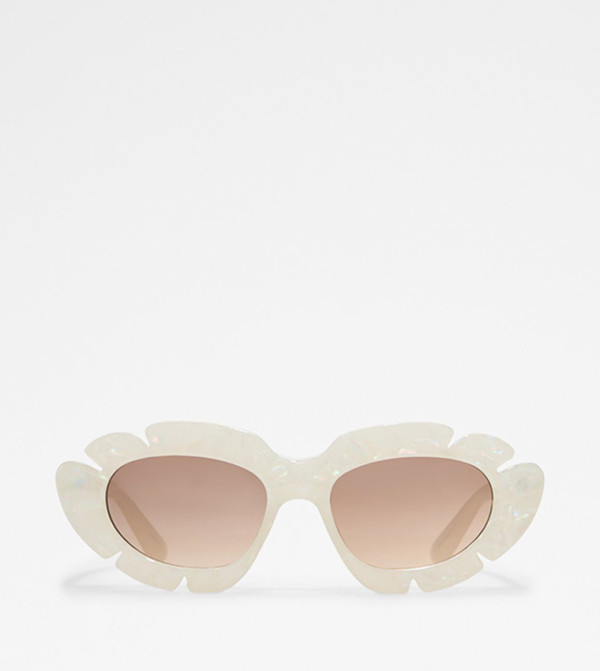Aldo Accessories  Retro Sunglasses - Off White undefined