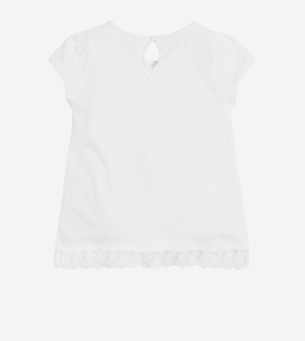 آر أند بي كيدز  كول كلوب @ سميك  - أبيض T-shirts