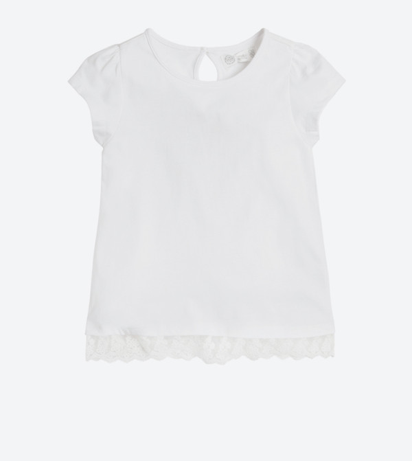آر أند بي كيدز  كول كلوب @ سميك  - أبيض T-shirts