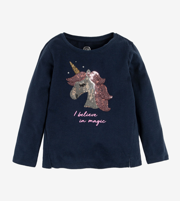 آر أند بي كيدز  كول كلوب @ سميك  - أزرق Tops & Tshirts