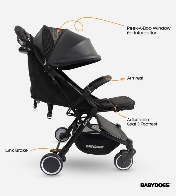 بيبي دوز  مستلزمات رضع  - أسود عربات الأطفال وأنظمة السفر