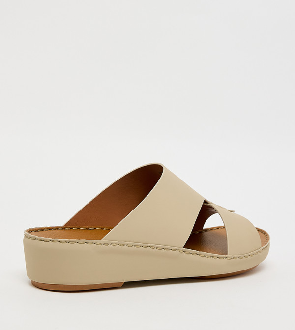 Call it Spring  Arabic Sandals - Beige Arabic Sandals