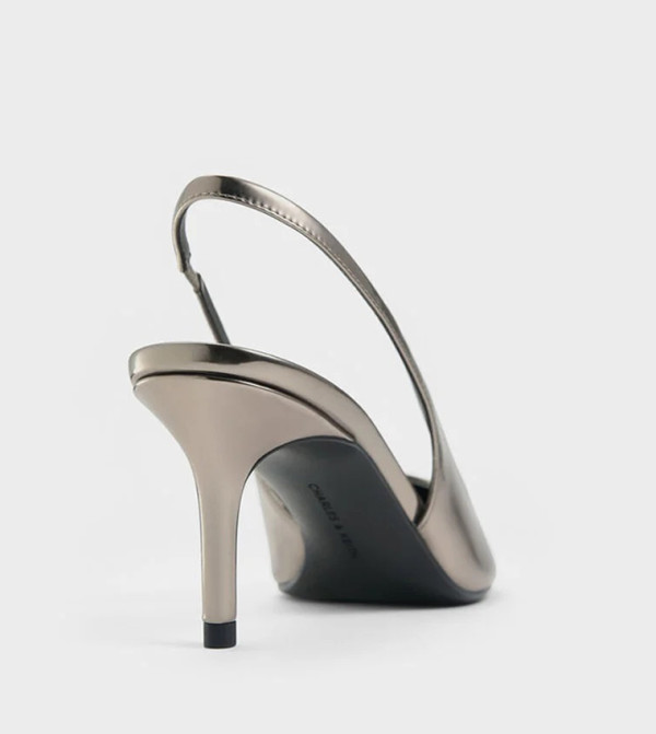 تشارلز آند كيث صنادل - معدني أحذية بكعب