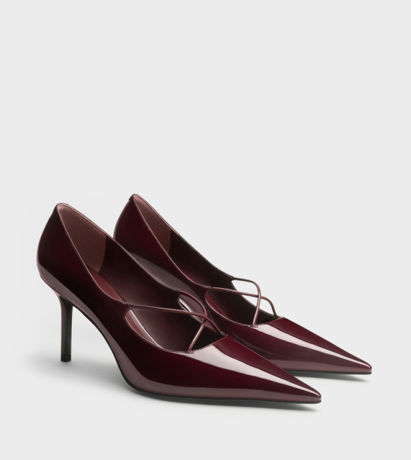 Charles & Keith  pump-it-up - Burgundy Pumps
