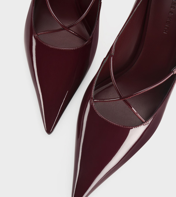 Charles & Keith  pump-it-up - Burgundy Pumps