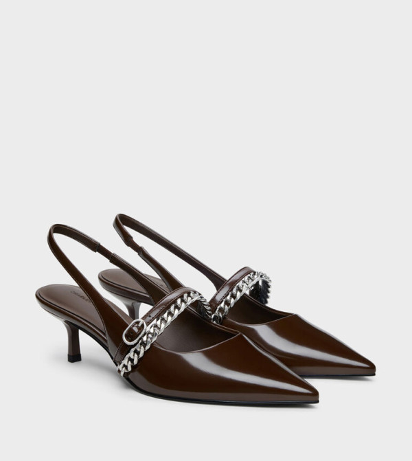 Charles & Keith Sandals - Brown Pumps