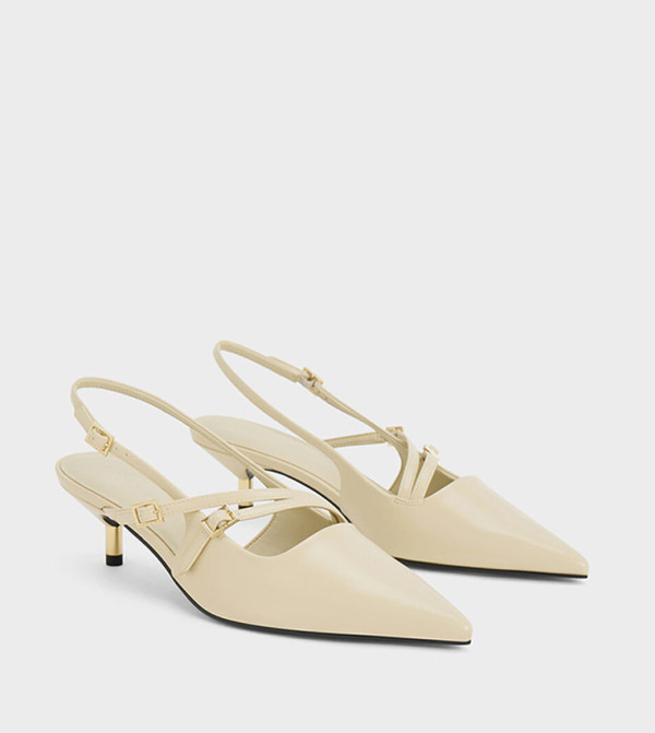 Charles & Keith  Shoes - Cream Pumps
