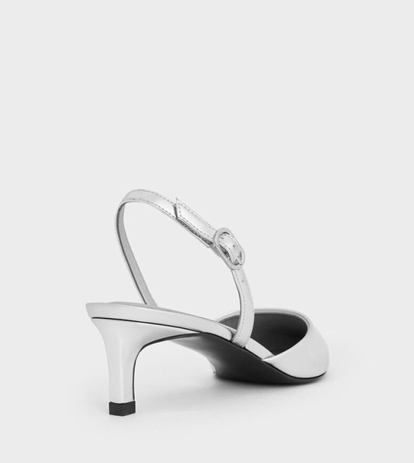 Charles & Keith  Sandals - Silver Pumps