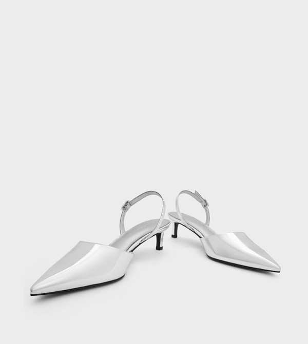 Charles & Keith  Sandals - Silver Pumps