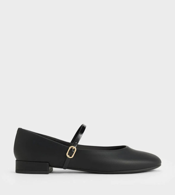 Charles & Keith  Mary Janes - Black Mary Janes