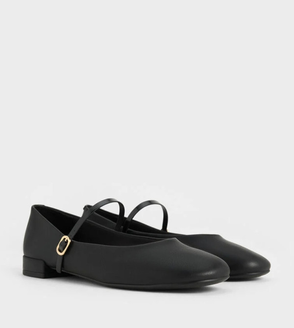 Charles & Keith  Mary Janes - Black Mary Janes