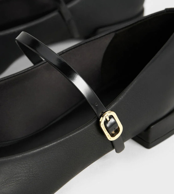 Charles & Keith  Mary Janes - Black Mary Janes