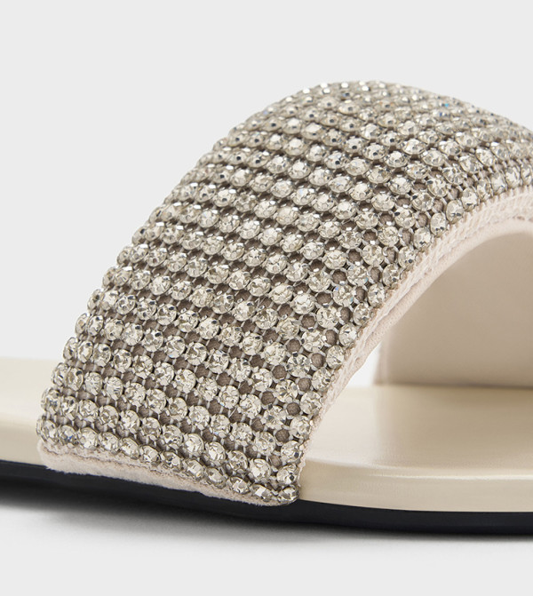 Charles & Keith  Flat Sandals - Gold Flat Sandals