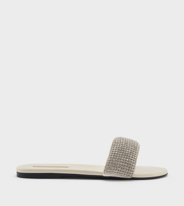 Charles & Keith  Flat Sandals - Gold Flat Sandals