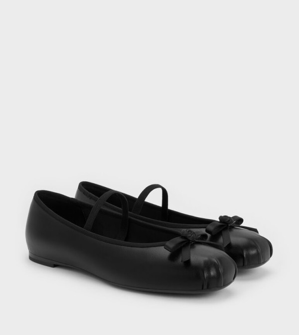 Charles & Keith  Mary Janes - BLACK Mary Janes