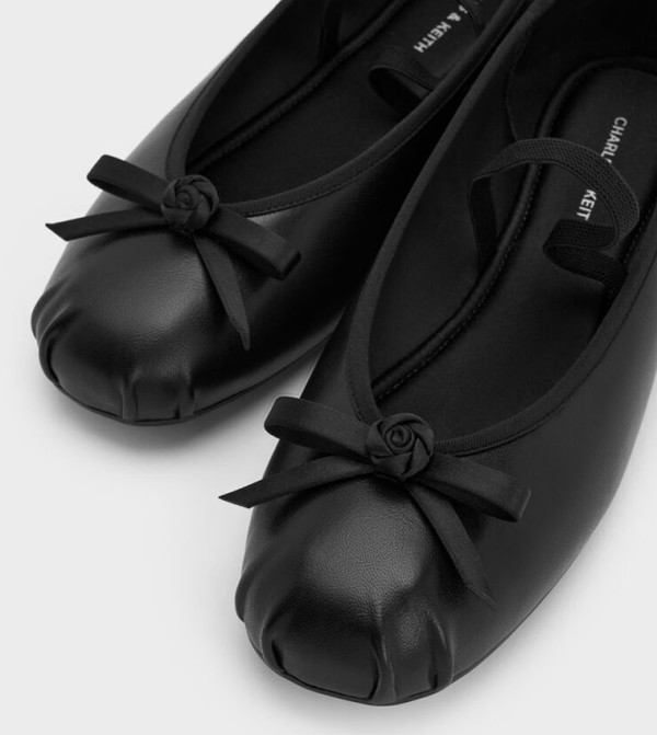 Charles & Keith  Mary Janes - BLACK Mary Janes