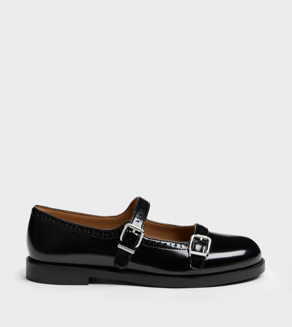 Charles & Keith  Mary Janes - BLACK Mary Janes