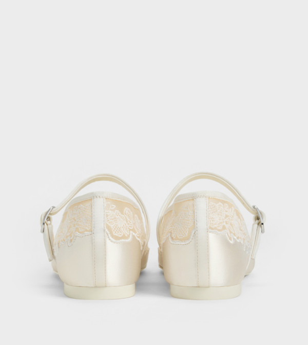 Charles & Keith Charles & Keith - White Mary Janes